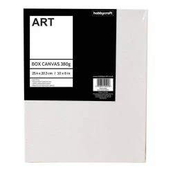 Wholesale 👍 Hobbycraft Box Canvas 25.4 X 20.3cm 🔥