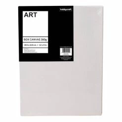 Cheapest 👍 Hobbycraft A4 Box Canvas 30.5cm X 22.9cm 🛒