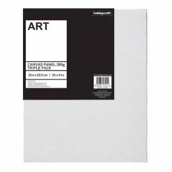 Outlet 🥰 Hobbycraft Canvas Panel 25.4 X 20.3cm 3 Pack ❤️ -Hobbycraft Sales 562218 1000 1 canvas panel 25 4 x 20 3cm 3 pack