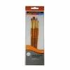 Promo 🎁 Daler-Rowney Gold Taklon Assorted Synthetic Brushes 4 Pack ❤️