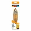 Cheapest 👏 Daler-Rowney Gold Taklon Assorted Synthetic Brushes 5 Pack 🛒