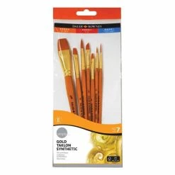 Top 10 ✨ Daler-Rowney Gold Taklon Synthetic Brushes 7 Pack 👍