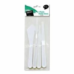 Cheapest 👏 Hobbycraft Plastic Palette Knives 4 Pack ✔️
