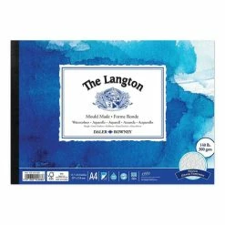 Cheapest 🔔 Daler-Rowney Langton Rough Grain Watercolour Pad A4 ✔️