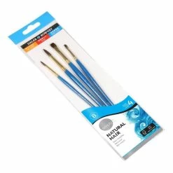Best reviews of 🤩 Daler-Rowney Simply Natural Camel Hair Brushes 4 Pack ⭐
