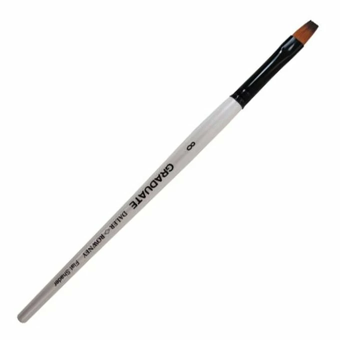 Best Pirce 🎉 Daler-Rowney Flat Shader Graduate Brush Size 8 White 🔔 1 Best Pirce 🎉 Daler-Rowney Flat Shader Graduate Brush Size 8 White 🔔