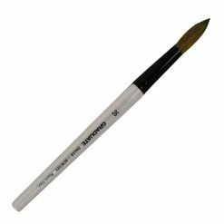 Cheapest 🎁 Daler-Rowney Pony & Synthetic Round Graduate Brush Size 26 White 🎉