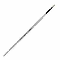 Buy 🧨 Daler-Rowney Long Handle Bristle Round Graduate Brush Size 2 White 👍