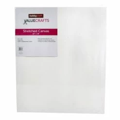 Cheap 🎉 Hobbycraft White Stretched Canvas 55.9cm X 45.7cm ✔️