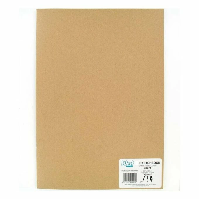 Best Sale ๐งจ Hobbycraft West Design Kraft Sketchbook A5 ๐ 1 Best Sale ๐งจ Hobbycraft West Design Kraft Sketchbook A5 ๐