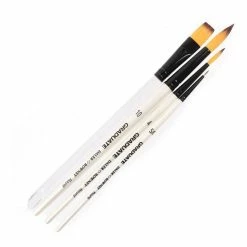 New 😀 Daler-Rowney Graduate Classic 5 Brush Synthetic Set ✔️