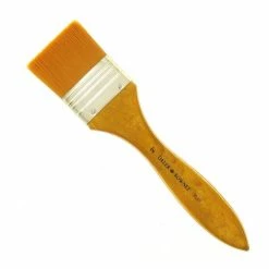 Brand new ⭐ Daler-Rowney Gold Taklon Skyflow Flat Paint Brush 🧨