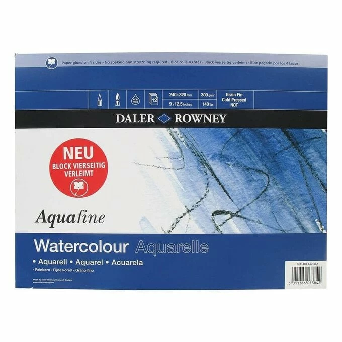 Budget π Hobbycraft Daler-Rowney Aquafine Watercolour Block 12 Sheets π€© 1 Budget π Hobbycraft Daler-Rowney Aquafine Watercolour Block 12 Sheets π€©