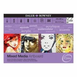 Hot Sale ❤️ Daler-Rowney Mixed Media Artboard Pad A4 👏