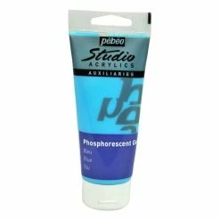 Best Pirce ⭐ Pebeo Blue Phosphorescent Gel 100ml 😀