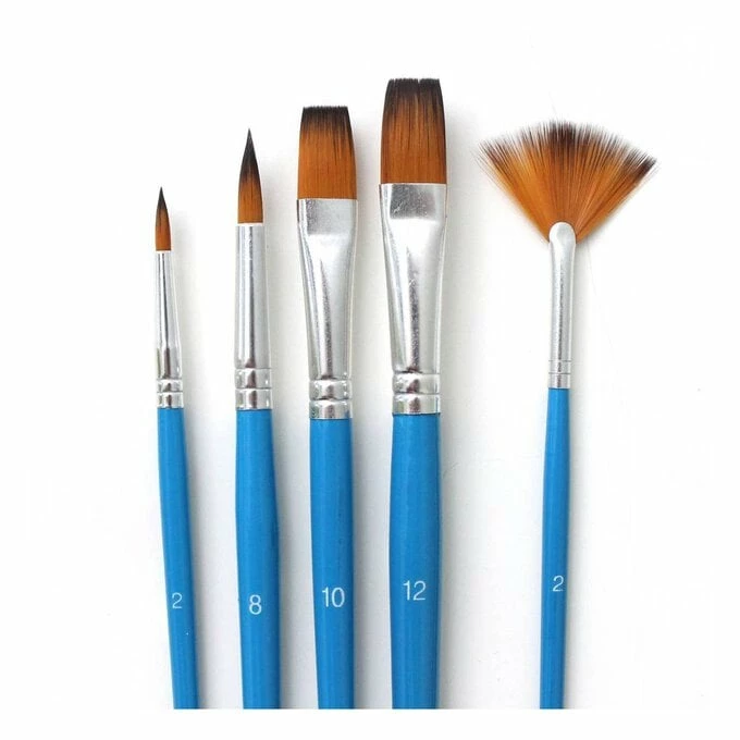 Promo 🤩 Hobbycraft Watercolour Brushes 5 Pack ❤️ 2 Promo 🤩 Hobbycraft Watercolour Brushes 5 Pack ❤️ - Image 2