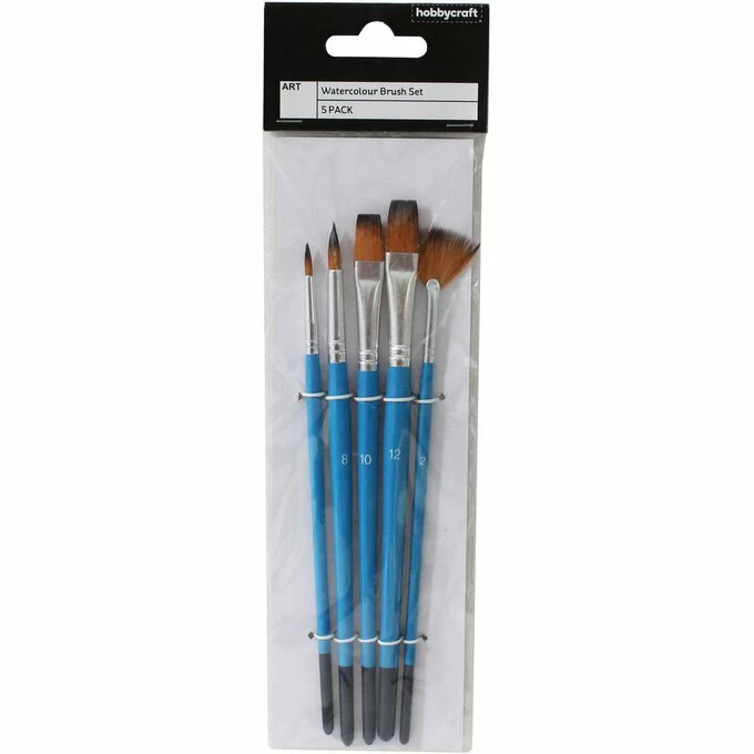 Promo 🤩 Hobbycraft Watercolour Brushes 5 Pack ❤️ 3 Promo 🤩 Hobbycraft Watercolour Brushes 5 Pack ❤️ - Image 3