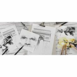 Best Sale 🎉 Daler-Rowney Canson Sand Grain Grey Mixed Media Paper A4 40 Sheets 🛒 -Hobbycraft Sales 657731 1001 4 canson sand grain grey mixed media paper a4 40 sheets